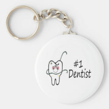 Dentista #1 llavero personalizado