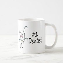 Dentista #1 taza