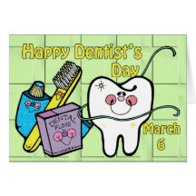Dentista día 6 de marzo felicitación