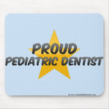 Dentista pediátrico orgulloso alfombrillas de ratones