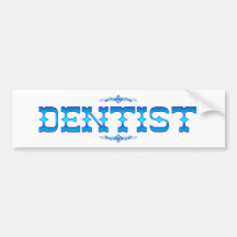 DENTISTA PEGATINA DE PARACHOQUE
