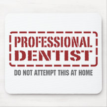 Dentista profesional tapete de raton