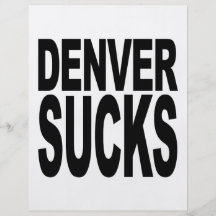 Denver chupa flyer personalizado