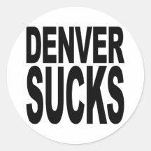 Denver chupa pegatina