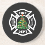 Departamento del fuego del navidad posavasos manualidades