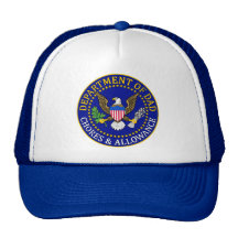 Departamento oficial de sello del papá gorro