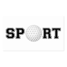 Deporte (golf) tarjetas de visita