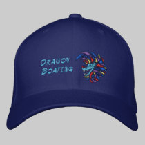 deportes del dragón del sol, dragón, canotaje gorras bordados