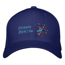 deportes del dragón del sol, dragón, canotaje gorras bordadas