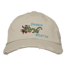 deportes del dragón del sol, dragón, canotaje gorras bordadas