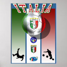 Deportes del fútbol del mundial del calcio de las  poster