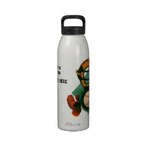 Deportes del vintage; Jugador de béisbol, colector Botella De Agua