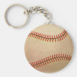 Deportes del vintage; Jugador de béisbol, colector Llaveros