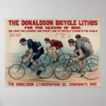 Deportes para hombre del vintage enorme que comple poster