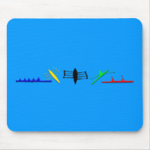 Deportes para mujer que reman del atleta para homb tapete de ratón