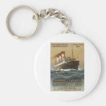 Der Hamburgo 1899 de Plakat - trazador de líneas d Llaveros Personalizados