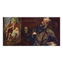 Der Maler de Daumier Honoré Tarjetas Fotograficas