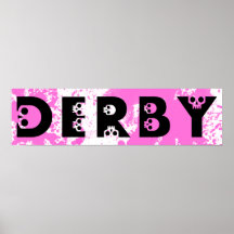 derby: skullphabet posters
