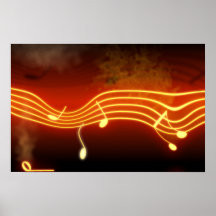 Derrita la música. Poster