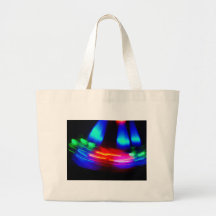 DES hermoso de los colores de Digitaces de la falt Bolsas De Mano