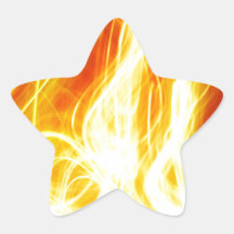 DES hermoso de los colores de Digitaces de la falt Calcomanías Forma De Estrella