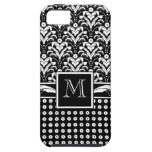 DES Kunst-Deko-30s de Formale Eleganz-Blumendamast iPhone 5 Cárcasas