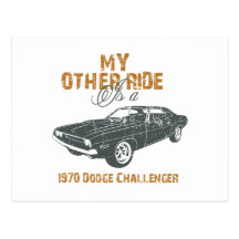 Desafiador de 1970 Dodge Tarjetas Postales