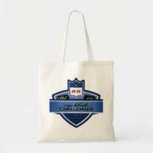 Desafiador negro del ojo - tote bolsa
