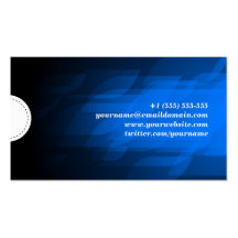 Desarrollador de Web - azul marino moderno Tarjetas Personales