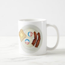 Desayuno de Favorable-Obama 2012 Taza De Café