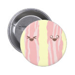 desayuno tan feliz del tocino del kawaii pin