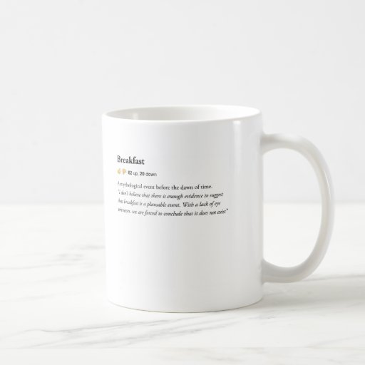 desayuno - taza urbana del diccionario