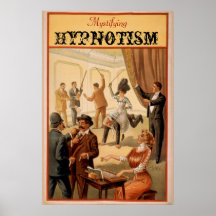 Desconcertar el poster del VODEVIL del hipnotismo