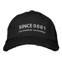 DESDE el casquillo 0001 Gorra Bordada