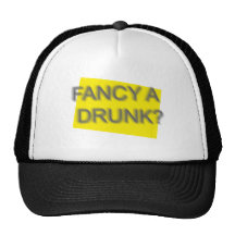 ¿Desee un borracho? CAMISETA Gorros Bordados