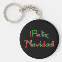 Deseo de Feliz Navidad Llaveros Personalizados