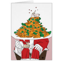 Deseo del navidad de un conejo tarjetas