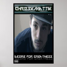 "Deseo para la grandeza" poster (24" x32")