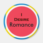 Deseo romance imán de frigorífico