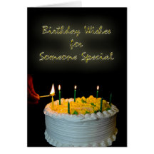 Deseos del cumpleaños para alguien especial tarjeton