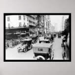 Desfile auto de Pascua en New York City 1920 Poster