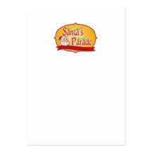 Desfile del navidad de Papá Noel retro Plantillas De Tarjetas De Visita
