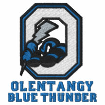 Desgaste azul del alcohol del trueno de Olentangy Polo