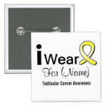 Desgaste del personalizable I una cinta del cáncer Pins