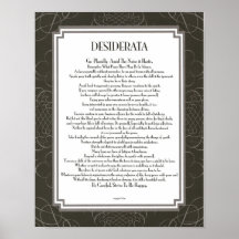 DESIDERÁTUMS Blackswirl sin Posters