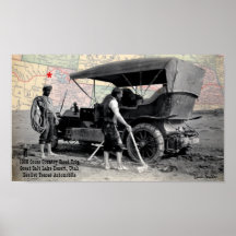 Desierto 1908 de Great Salt Lake Poster