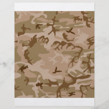 Desierto Camo - camuflaje de Brown Tarjetón