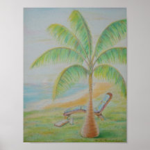 Deslumbramiento perezoso del verano posters