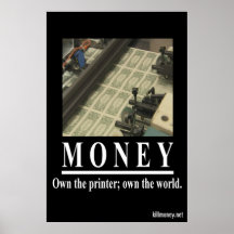 Desmotive el dinero 1 impresiones