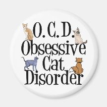Desorden obsesivo del gato imanes  